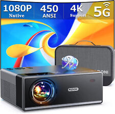 Projector 5G WiFi 15000 Lumens Native 1080P Bluetooth with 400