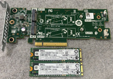 Dell 3JT49 Dual M.2 6G PCI-E BOSS Controller WITH 2 Dell TC2RP 240GB SATA SSD M. picture