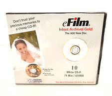 DELKIN DEVICES eFilm Inkjet Archival Gold THE 300 YEAR DISC Pack of 10 New picture