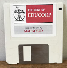Vtg 90s Macworld The Best Of Educorp Floppy Disk Mac Macintosh Software picture