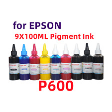 9X100ML Premium Pigment refill ink for SureColor SC P600 Printer T760 picture