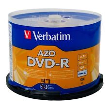 47 Discs Verbatim AZO DVD-R 4.7GB 16X with Branded Surface *Read* picture