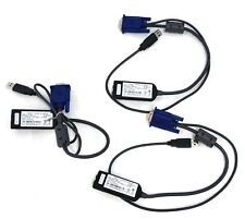 Lot of 3 HP AF628A 520-916-502 USB KVM Switch Virtual Media Module Cable POD picture