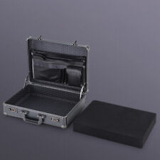17 inch Laptop Case Aluminum Hard Mens Briefcase with Foam Insert / File Pocket picture