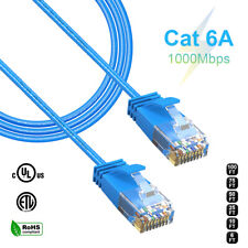 Cat 6A Ethernet Cable Super Speed Network LAN Patch Cord For Gaming 6-100ft LOT picture