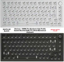 Glorious GMMK Pro Barebones 75% Gasket-Mounted Modular Keyboard picture