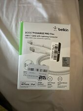 Belkin BoostCharge Pro Flex USB-C / Lightning Fast Charge 10 FT Connector Cable picture