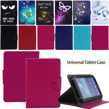 Universal Folio Leather Case Stand Cover For 7