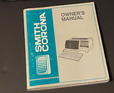 SMITH CORONA COMPUTER OWNERS MANUAL PWP 4600 465 88D VINTAGE COLLECTIBLE picture