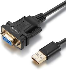 USB to RS232 Adapter with FTDI Chipset, 6.6ft USB 2.0 Male to RS232 Female DB9 S picture