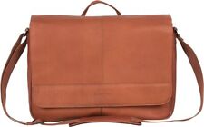 Kenneth Cole Reaction Business Messenger Full-Grain Colombian Leather Laptop Bag picture