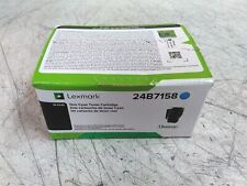 New Lexmark 24B7158 Cyan Toner Sealed Box  picture