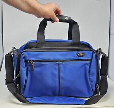 Victorinox Swiss Army Messenger Laptop Travel Pack Med Blue Nylon Business Bag picture