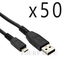 50 Pack Lot - 3FT USB 2.0 A to Micro B Male Data Sync Charger Adapter Cable Cord picture
