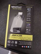 New Vivitar Creator Series HDMI To USB W/USB-C Adapter Cable picture