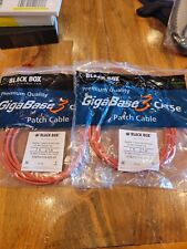 Blackbox Patch Cord Cat5E, 7ft Ethernet Cord, Red, 100 MHz 2pk C5EPC70S-RD-07 picture