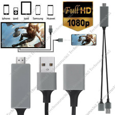1080P HD HDMI Mirroring Cable Phone to TV HDTV Adapter For iPhone/Android/iPad picture