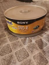 SONY DVD-R 4.7GB 1x-16x 120-min Recordable Discs 25-Spindle-Pack New picture