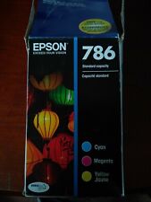 LOT OF 3  EPSON  CONVERSION CARTRIDGE CYAN MAGENTA YELLOW EXPIRED 2017   picture