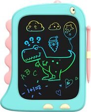 ORSEN 8.5 Inch LCD Doodle Board Tablet Toy - BLUE Dinosaur Drawing Pad for Kids picture