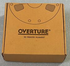 New Lot of 2x Overture 3D Printer Filament 1.75mm White Overture PETG White picture