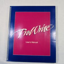 Vtg Manual for PRO WRITE Software for the AMIGA Computer 1988 Spiral Bound picture