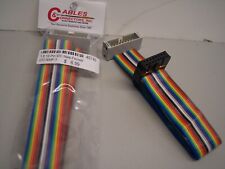 2 pcs of 1ft 16-Pin (2x8) Female IDC to Male IDC 2.54mm Pitch Flat Ribbon Cable picture