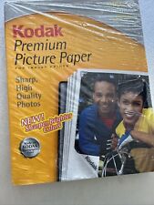 Kodak Premium Picture Paper Ink Jet Prints 100 Sheet 8.5 x 11 High Gloss  ~NEW ~ picture