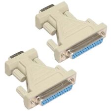 2 Pcs DB9 9Pin Male to DB25 25Pin Female Port Serial RS232 Adapter Converter picture