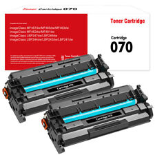2 Pack 070 Black Standard Yield Toner Cartridge Compatible for Canon - 5639C001 picture