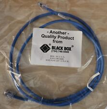 Lot of 5 x Black Box EYN911MS-0005 CAT6  PATCH CORD 5' 5ft  Blue picture