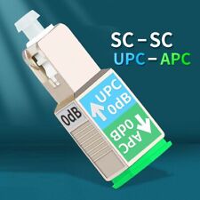 2Pcs SC/UPC Male to SC/APC Female SM Adapter Fiber Optical Coupler Converter picture