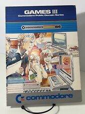 Commodore 64: GAMES 3 III C64 Snoopy, Startrek, Tower, Vintage 1983 Box picture