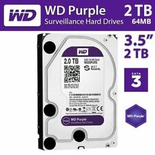 WD Purple 2TB Surveillance Hard Disk 5400 RPM Class SATA 6 Gb 64MB 3.5 Inch DVR picture