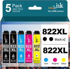 5PK 822XL T822XL Ink Cartridge For Epson WorkForce Pro WF-3820 WF-4833 WF-4820 picture