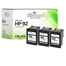 3PK For HP 92 For HP92 For HP C9362WN Black Ink Cartridge picture