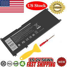 33YDH Battery for Dell Latitude 3380 3480 3490 3580 3590 Inspiron 7577 56Wh picture