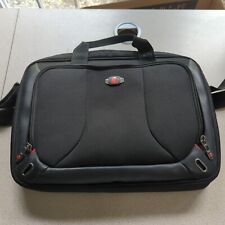 Swiss Gear WENGER Laptop Briefcase Mainframe 16” Black Softshell picture
