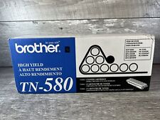 GENUINE BROTHER TN-580 HIGH YIELD BLACK TONER CARTRIDGE NEW SEALED BOX picture