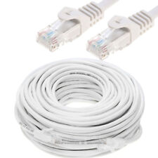 30 PCS 15ft Cat5e Patch Cord Cable Ethernet Internet Network LAN RJ45 UTP White picture