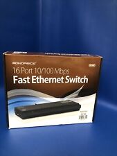Monoprice MEH160SK 16 Port 10/100 Mbps Fast Ethernet Switch picture