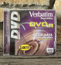3 - Verbatim DataLifePlus DVD+R Recordable 4.7 GB Data 120min 2.4x Video DVD RW picture