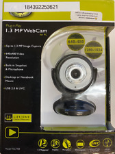 GEAR HEAD Plug-n-Play 1.3 MP WebCam, Model WC745BLU -  picture