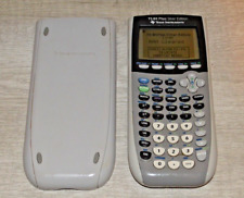 Texas Instruments TI-84 Plus Silver Edition Graphing Calculator Cover Tested VG picture