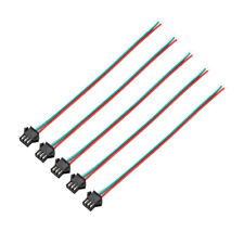 RGB Wire 3 Pin Female Plug Cable for LED Light Strip 5Pcs picture