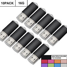 Wholesale 10/100pcs 16GB USB 2.0 Flash Drive Metal Rectangle Memory Stick U Disk picture