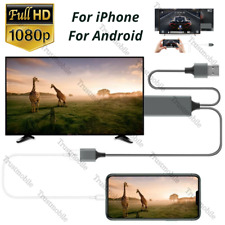 1080P HDMI Mirroring AV Cable for iPhone iPad Android Phone to TV HDTV Adapter picture