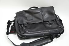 #329 TUMI Alpha Nappa Leather Flap Expandable Briefcase 96169DH picture