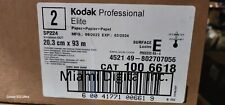 KODAK 8x305 ft PRO ELITE LUSTRE PHOTOGRAPHIC PAPER CAT 1006618 EXP 03/24 2 Rolls picture