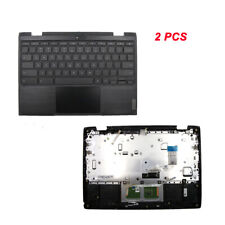 2 PCS Palmrest 5CB0T79601 For Lenovo 500e Chromebook 2nd Gen Keyboard Touchpad picture